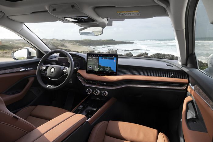 Habitacle de la Skoda Superb