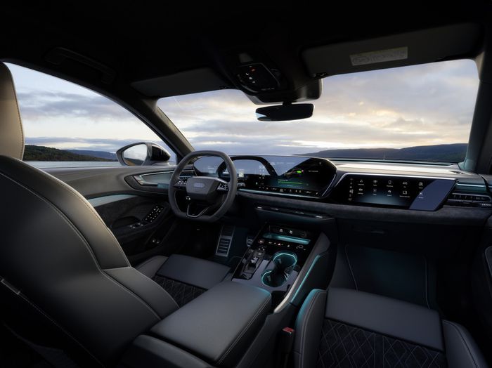 Intérieur de la nouvelle audi A5 e-hybrid