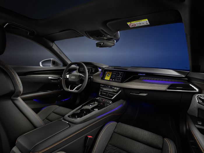 Int&eacute;rieur de la S e-tron GT 