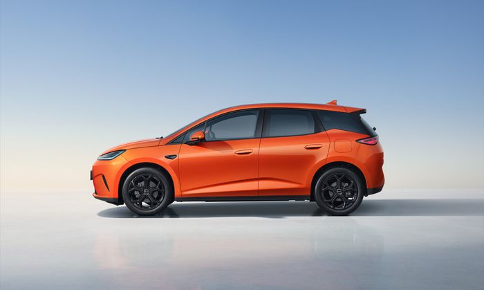 C&ocirc;t&eacute; de la BYD Dolphin