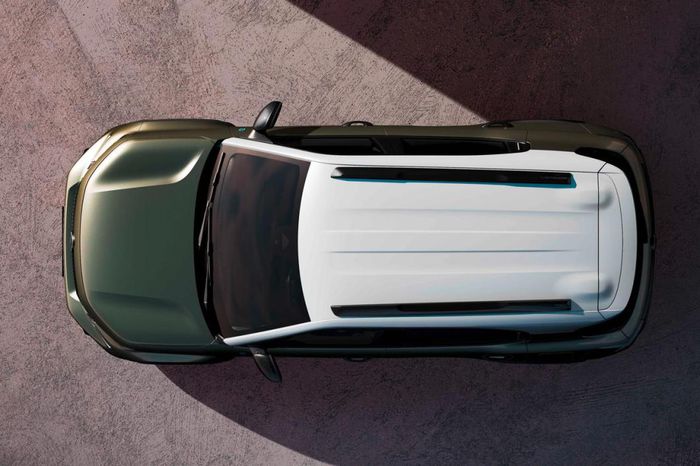 Le Citroën C3 Aircross 2024, vu de haut