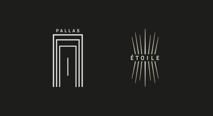Logo des deux finitions DS : PALLAS et ETOILE
