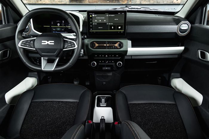 Intérieur de la Dacia Spring 2024