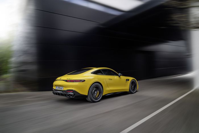 La Mercedes AMG GT 43 coupé