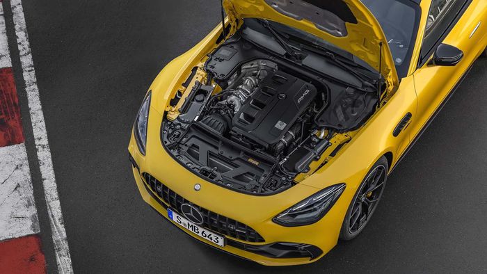 Le moteur de l'AMG GT 43 coupé 