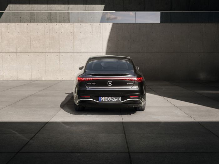 Arri&egrave;re de la mercedes EQS