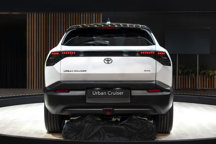 Vu arrière de l'urban cruiser