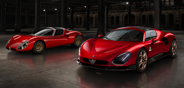 Les deux génération de la 33 stradale