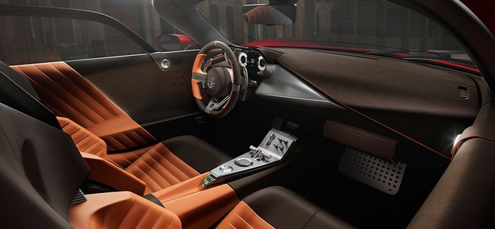 Interieur de la nouvelle 33 stradale