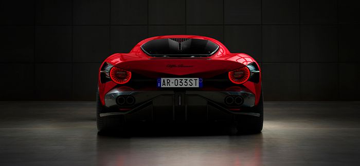 Arrière de la nouvelle 33 stradale