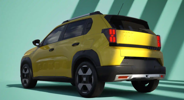 Fiat Grand Panda vu arrière