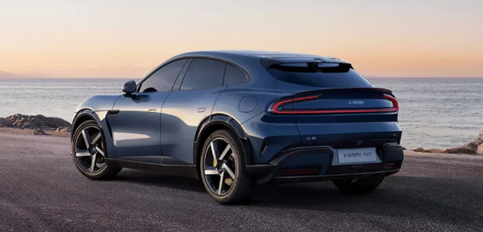 Vu arrière du Xiaomi YU7