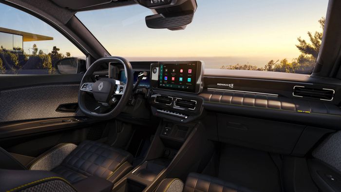 Int&eacute;rieur de la nouvelle renault 4 e-tech