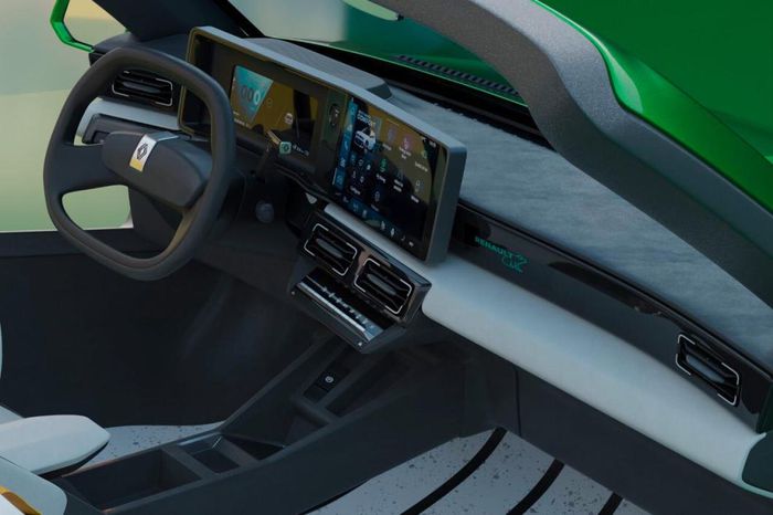 intérieur de la nouvelle R4 JP4 conçu par maltese design