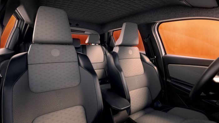 Siege de la nouvelle Renault 5 E-Tech édition Roland Garros