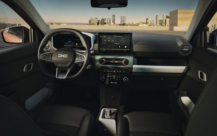 Interieur de la dacia spring 2024