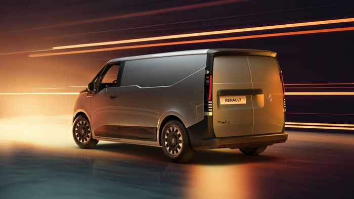 arrière du Renault Trafic E-Tech