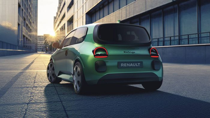 Arrière de la nouvelle twingo e-tech 2026