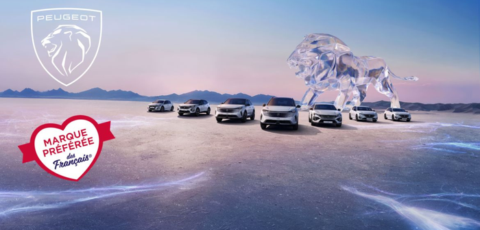 Peugeot, marque préférée des Français en 2025