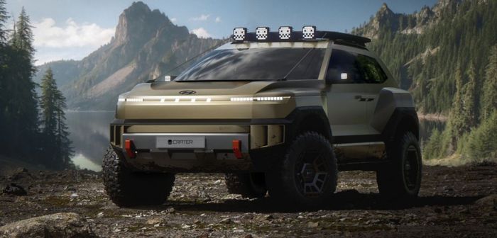 Avec le Crater Concept 2026, Hyundai promet un vrai 4x4 technologique